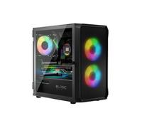 Caja Mini - LOGIC - PORTOS ARGB - USB 3.0 - Color Negro