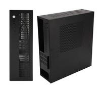 Caja mini PC MATX ITX, acero, ventiladores dobles, compatible con SSD/HDD, 307 x 96 x 278 mm