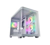 Caja Mini-Torre - FORTRON - GEH Mini S380-WA - Blanco - Micro-ATX/Mini-ITX - Montaje sin herramientas