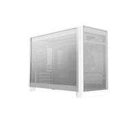 Caja mini-torre - MONTECH - TEN Blanco - Acero y vidrio templado - Compatible mATX/mini-ITX - Panel lateral de vidrio