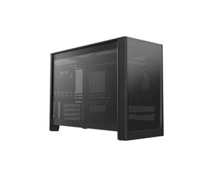 Caja mini-torre - MONTECH - Ten Noir - Acero y vidrio templado - mATX / mini-ITX - Panel lateral de vidrio