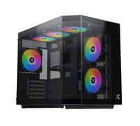 Caja Mini Torre Xigmatek Cubi M Negro 6x Ventiladores ARGB Cristal Templado