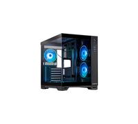 Caja Mini Tour Micro ATX - CHIEFTEC - Visio RGB - Negro - Paneles de vidrio - Diseño elegante