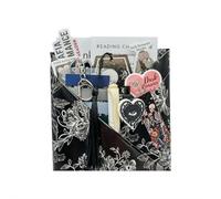 Caja misteriosa de cita a ciegas de Halloween, juego de regalo gótico espeluznante con calcomanías de bricolaje para entusiastas de Halloween, amantes de los libros y adolescentes (juego E)