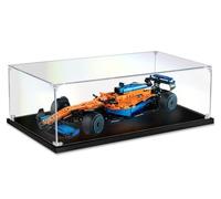 Caja Modelo Acrílico Compatible con Modelo Bloque Construcción Coche Fórmula Lego 42141 F1, Vitrina Transparente Prueba Polvo (Solo Caja Presentación) B,2mm