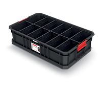 Caja modular de transporte con separadores, plástico, 520 x 327 x 125 mm
