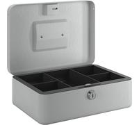 Caja monedero eurokraft basic, inserto de plástico con seis compartimentos para monedas