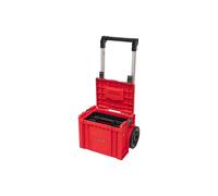 Caja móvil - Sistema Qbrick - Carro PRO 2.0 Plus - Rojo - 29 l - Impermeable y resistente a los impactos