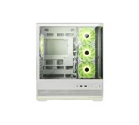 MSI Caja PC MAG PANO 110R PZ – Vidrio templado, Torre Midi, Compatible ATX/mATX/Mini-ATX – Blanco
