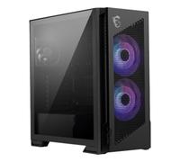 MSI MPG Velox 300R PZ - Torre Gaming ATX con Panel Mesh, Alto Flujo de Aire, Ventiladores ARGB, USB-C, Soporte GPU Vertical, Cristal Templado - Chasis Premium para PC Gaming