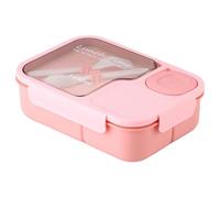 Caja multifuncional de preparación de comidas a prueba de fugas, caja de almacenamiento de alimentos con compartimentos y utensilios para el trabajo y picnics