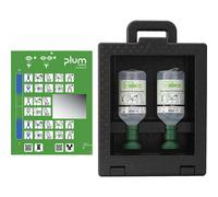 Caja mural iBox con mirilla y asa de transporte plum, 2 x 500 ml de Na l 0,9%