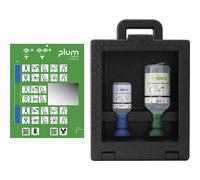 Caja mural iBox con mirilla y asa de transporte plum, 500 ml Na l 0,9%, 200 ml con pH neutro