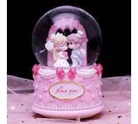 Caja Musical con Bailarines Danzarines Giratorios Y Luz Melodias Clasicas para Coleccionistas Ninos(J)