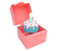 Caja musical de cumpleaños | Caja de pastel de cumpleaños con vela simulada | Pequeños rellenos de calcetines de Navidad, suministros de fiesta para el día de San Valentín y el día de la madre