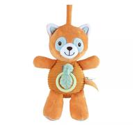 Caja musical de juguete con forma de panda rojo de Chicco