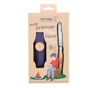 OPINEL Coffret Mon 1er Opinel Hetre + Etui - Niño - Marrón / Gris / Azul - talla única- modelo 2024