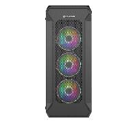 Caja NATEC GENESIS Irid 505 ARGB RGB Negro, Transparente