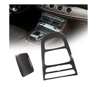 Caja Navegación Control Central Automóvil Para Benz Para Clase E Para CLS Para W213 2016-2021 Fibra Carbono Real Interior Coche Consola Central Marco Panel Cambios Cubierta 2018 2019 2020(2019-2021)