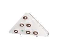 Caja nido - Caja nido triangular de vencejo británico - Versión de superficie - Premium MKW - Casa de anidación estable para aves silvestres y aves de jardín - Weterfest y duradera para exteriores con