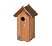 Caja Nido para Blaumeisen - Incubadora Pájaros de Madera de Pino Con Bitumendach