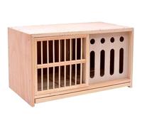 Caja Nido para Palomas para Exteriores con Puerta A Prueba De Luz, Jaula Grande para Palomas, Pajarera para pájaros con Puerta Corrediza De Madera Maciza(31.5IN*1)