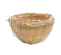 Caja Nido Periquitos | Jabón De Hierbas Naturales Tejido A Mano | Decoración De Jardín Exterior para Cría Y Refugio En Invierno