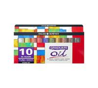 Daler Rowney Graduado Pintura de Aceite Selección Set 10 X 38ml