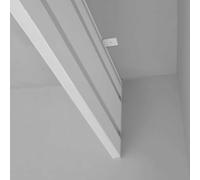 Caja opaca para puerta corredera/ventana de bahía de 230 cm / 7.5ft, panel de cubierta blanca, no necesita riel, elegante tratamiento de ventana, ideal para control de luz y privacidad