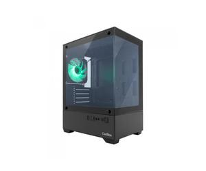 Caja ordenador gaming coolbox gm200 vision lite matx argb cristal templado negra