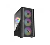 Caja ordenador gaming cooler master masterbox 600 atx argb cristal templado negra (MB600-KGNN-S00)
