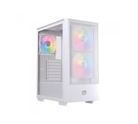 Caja ordenador gaming einarex p100 atx rgb cristal templado blanca (EXCS-PL-100R-W)