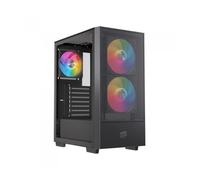 Caja ordenador gaming einarex p100 atx rgb cristal templado negra (EXCS-PL-100R-B)