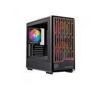 Caja ordenador gaming einarex pm400 matx rgb cristal templado negra (EXCS-PM-400R-B)