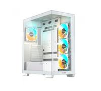 Caja ordenador gaming gigabyte c500 atx cristal templado blanca