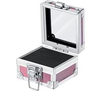 Caja organizada portátil de acero inoxidable con 25 compartimentos para guardar accesorios para taladro de uñas