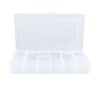 Caja Organizadora con Compartimentos, Rejillas Transparentes Duraderas, PP, Manualidades, Joyería, Tornillo, Organizador, Contenedor, Caja de Almacenamiento, Accesorio para