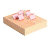 Caja organizadora de bobinas de , caja organizadora de almacenamiento de hilos, 10 ranuras largas, carcasa compacta, solución de almacenamiento de de coser, caja transparente para bobinas