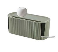 Caja organizadora de cables, caja de gestión de cables, soporte de cable de carga, organizador de enchufes de gran capacidad, para ocultar cables desordenados, protector de polvo para sala de estar,