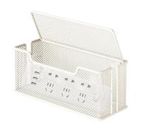 Caja organizadora de cables, caja grande de gestión de cables, regleta de alimentación, corrector de almacenamiento de cables, organizador de cables multiusos para sala de estar, organizador de cables