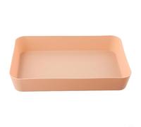 Caja organizadora de cajones para utensilios de cocina, cubiertos y vajilla pequeña, plástico, blanco/azul claro/rosa/azul oscuro, multiusos, para escritorio, cajón y armario (K)