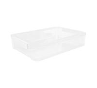 Caja Organizadora de Documentos A4 Transparente PET para Escritorio | Archivo Plano, Apertura Sencilla, Mantiene Papeles Secos y Evita Caídas, Adecuado para Oficina y Estudio