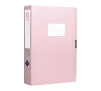 Caja organizadora de documentos de capacidad con ventana de etiquetas, caja de clasificación de archivos para informes y gestión de contratos, 23,2 x 31,6 x 3,5 cm, clasificación de archivos