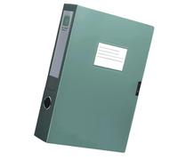 Caja organizadora de documentos de capacidad con ventana de etiquetas, caja de clasificación de archivos para informes y gestión de contratos, 23,2 x 31,6 x 3,5 cm, clasificación de archivos