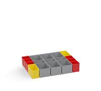 Caja organizadora de herramientas Bosch Sortimo i-BOXX 72 Insetboxenset I3, de primera clase para piezas pequeñas, sistema de almacenamiento para tornillos