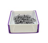 Caja organizadora de herramientas | Caja de almacenamiento de uñas pequeña | Soporte de almacenamiento de hardware para aparejos de , conectores eléctricos, reparaciones del hogar, decoración de