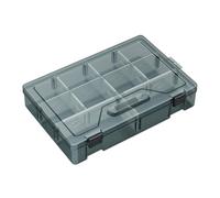 Caja organizadora de ingeniería resistente con particiones móviles para una gestión eficiente de herramientas de taller, caja planificadora de piezas