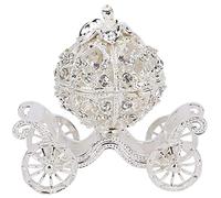 Caja Organizadora De Joyas Joyero De Carruaje De Calabaza De Cenicienta Decorado con Diamantes De ImitacióN Regalo del Festival De La Fiesta De CumpleañOs Caja De Baratija Adornada para Mujeres NiñAs