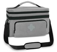 Caja organizadora de medicamentos, color gris