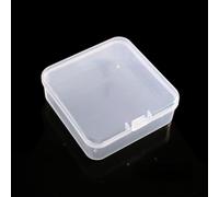 Caja organizadora de pesca de polipropileno para señuelos para cebos, anzuelos, líderes y pequeños accesorios de pesca con diseño funcional de compartimento (75 x 75 x 26 mm)